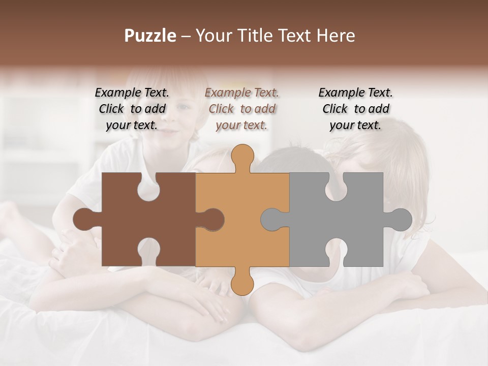 Bedroom Indoors Daughters PowerPoint Template