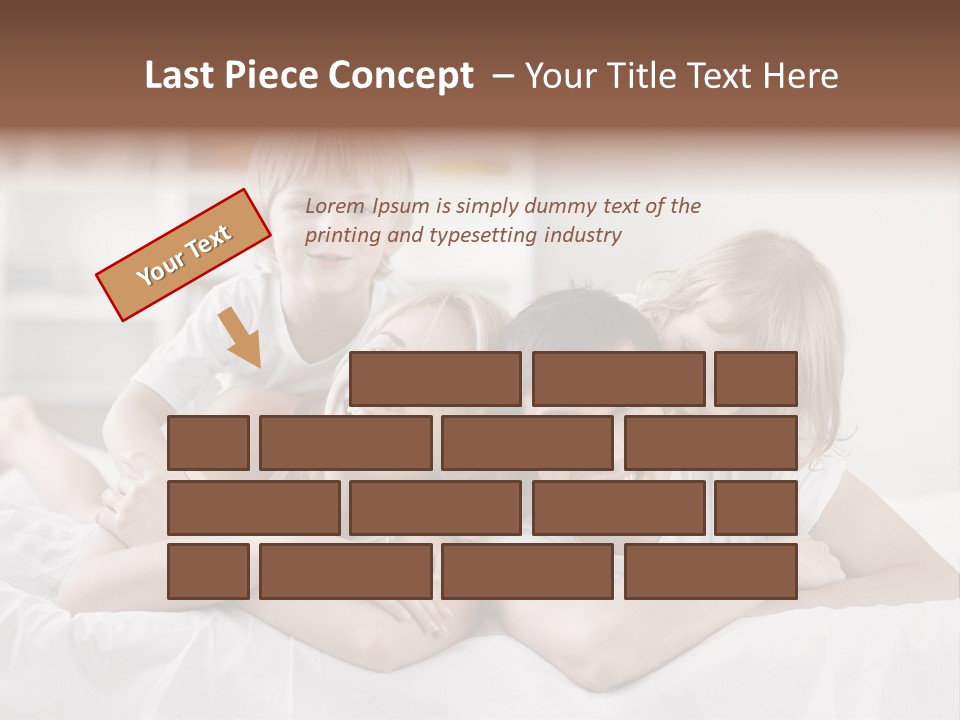 Bedroom Indoors Daughters PowerPoint Template