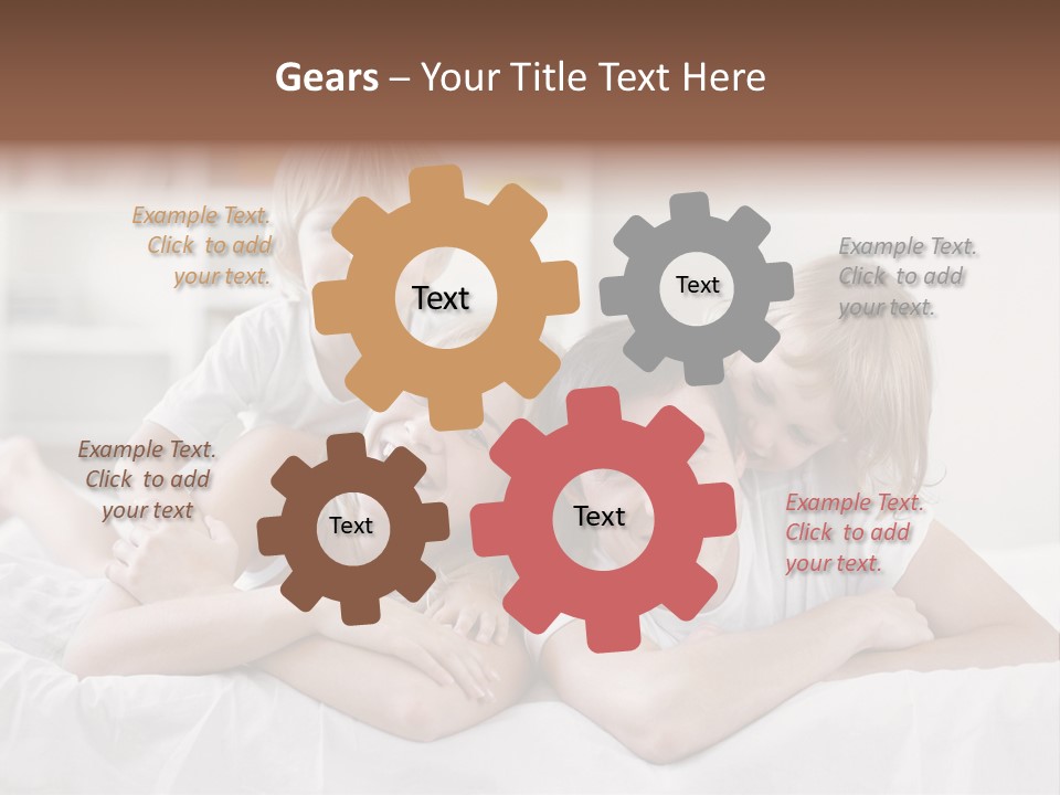 Bedroom Indoors Daughters PowerPoint Template