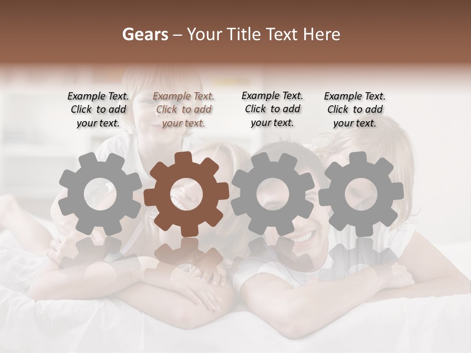 Bedroom Indoors Daughters PowerPoint Template