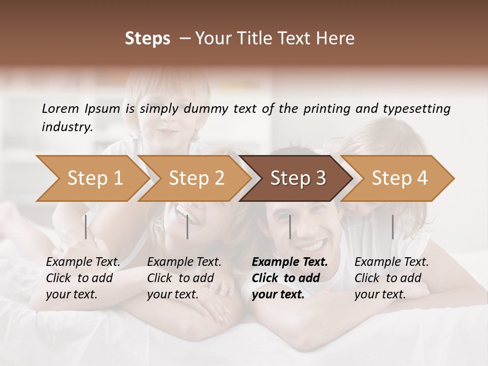 Bedroom Indoors Daughters PowerPoint Template