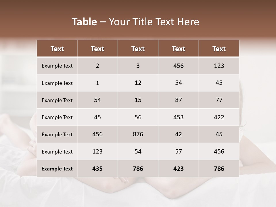 Bedroom Indoors Daughters PowerPoint Template