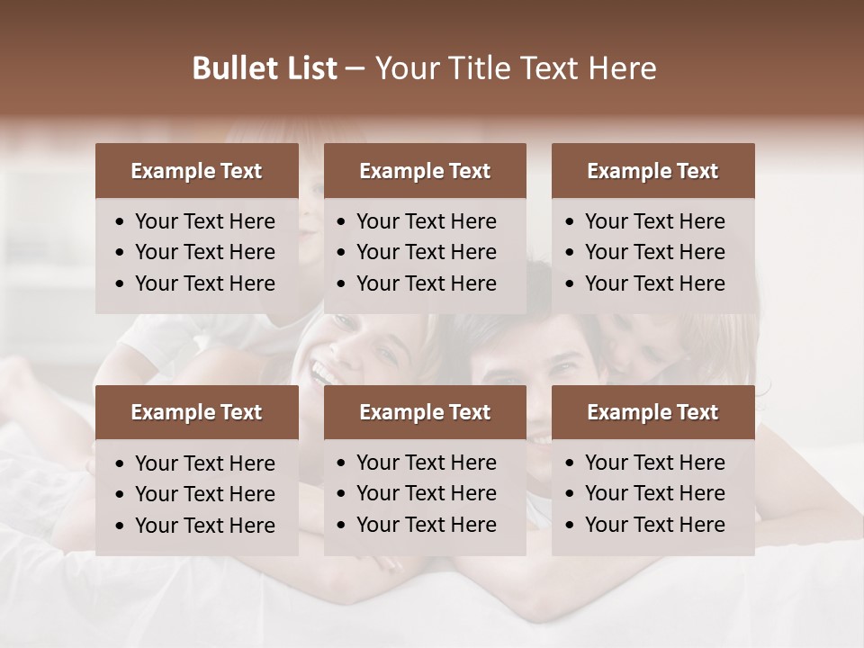 Bedroom Indoors Daughters PowerPoint Template