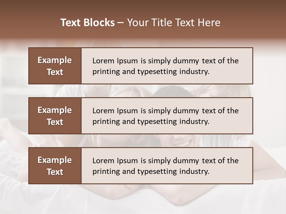 Bedroom Indoors Daughters PowerPoint Template