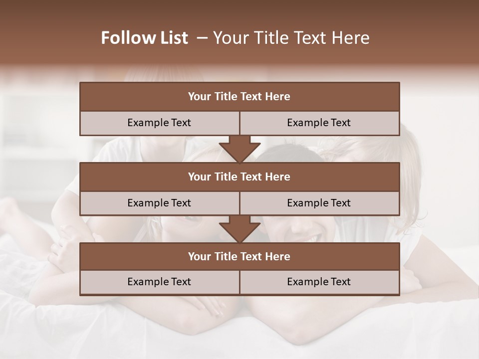 Bedroom Indoors Daughters PowerPoint Template