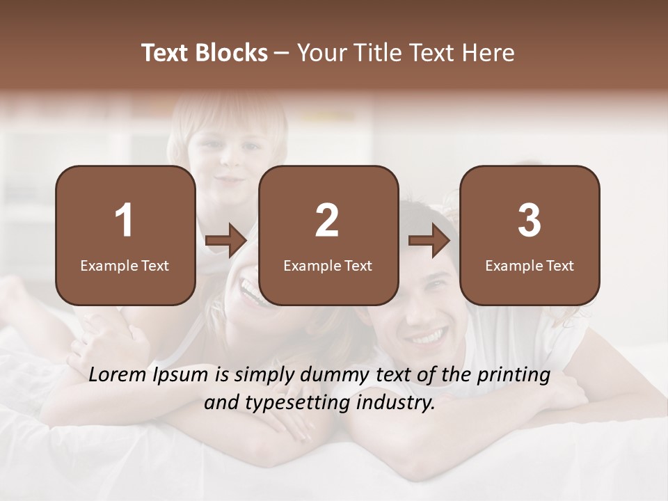 Bedroom Indoors Daughters PowerPoint Template