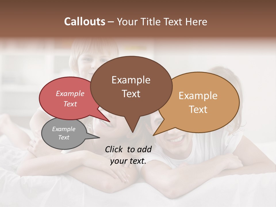 Bedroom Indoors Daughters PowerPoint Template