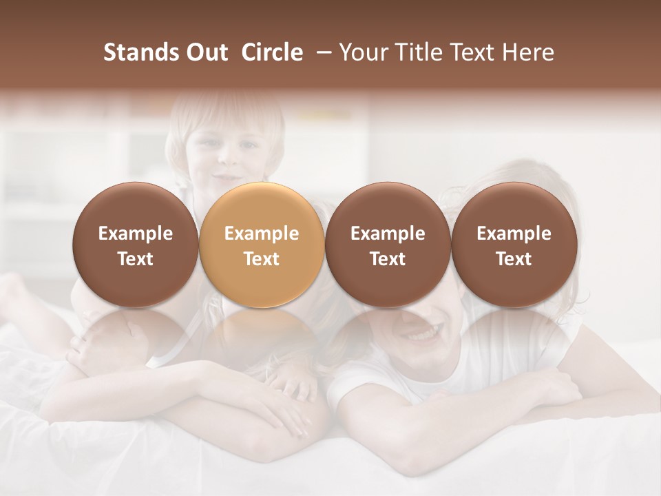 Bedroom Indoors Daughters PowerPoint Template