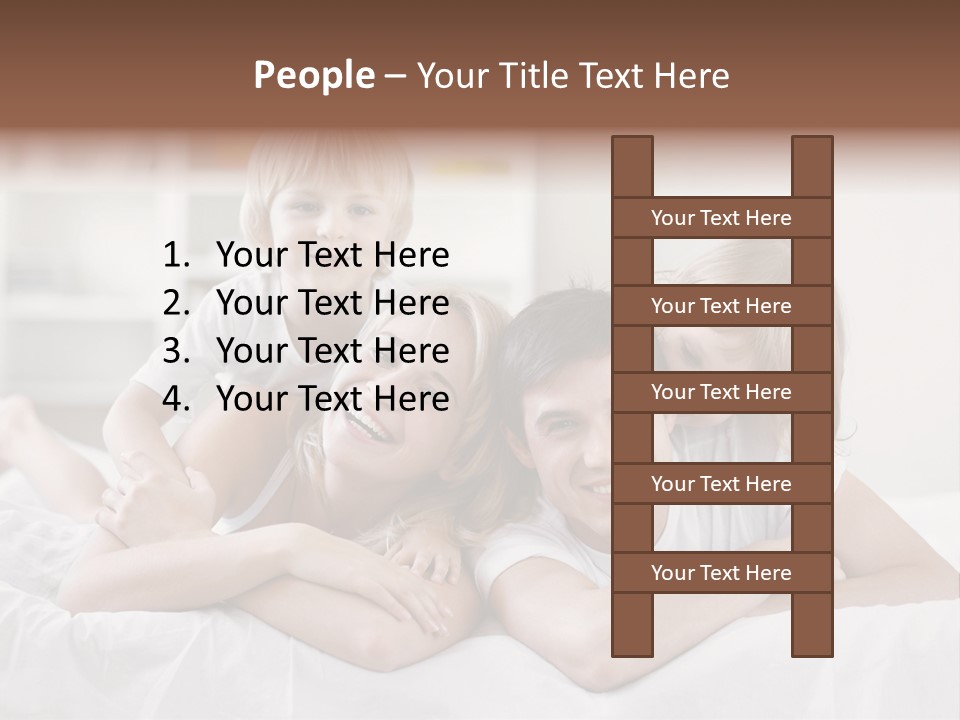 Bedroom Indoors Daughters PowerPoint Template