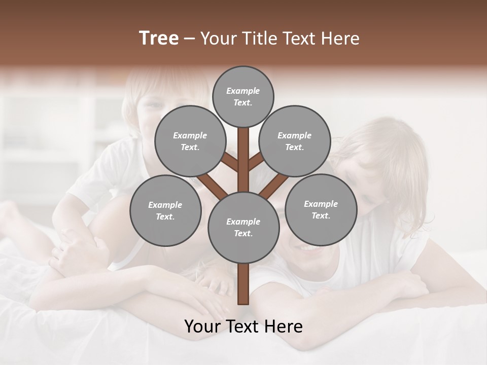 Bedroom Indoors Daughters PowerPoint Template