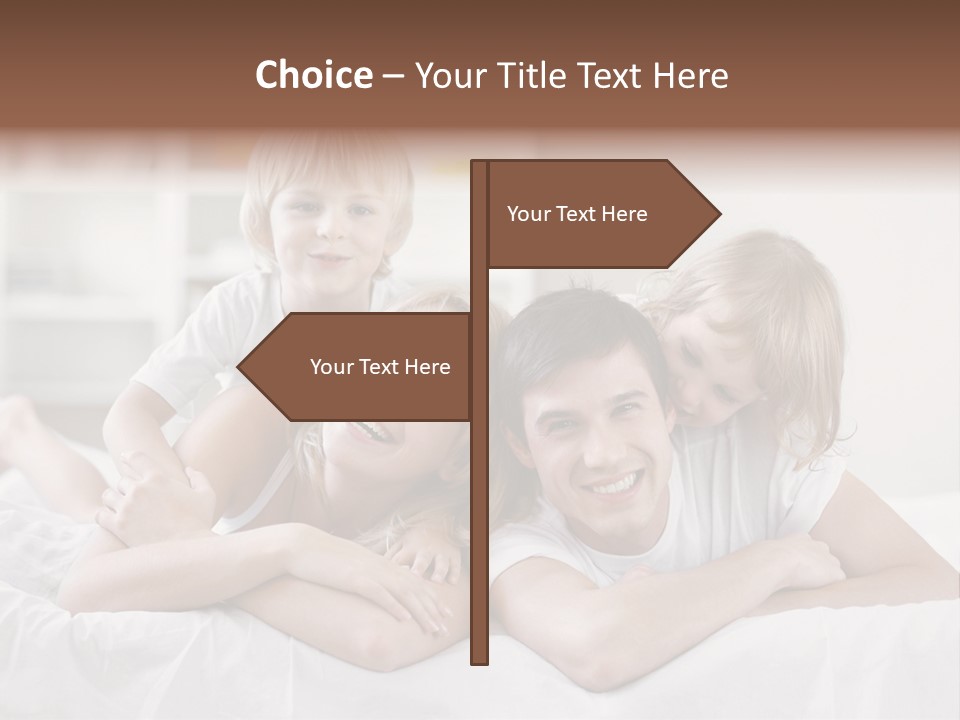 Bedroom Indoors Daughters PowerPoint Template