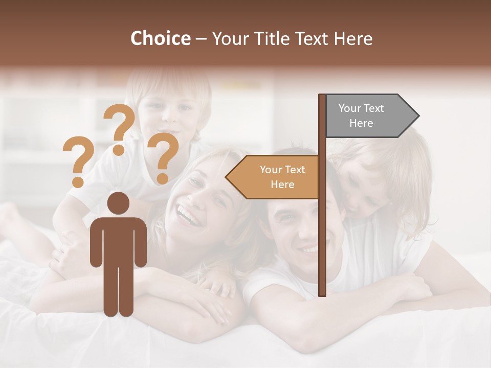 Bedroom Indoors Daughters PowerPoint Template