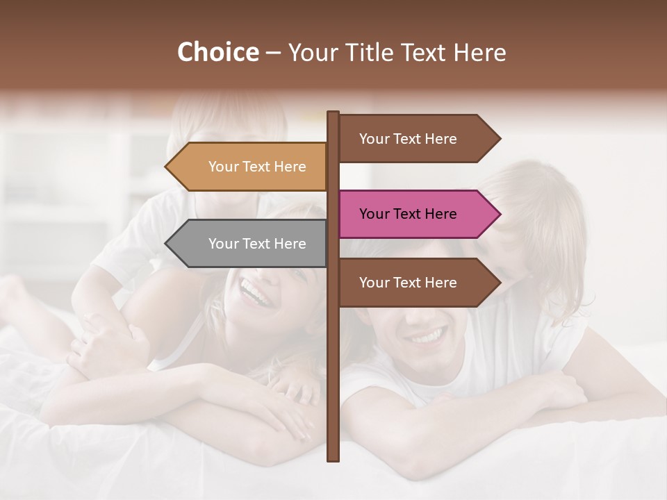 Bedroom Indoors Daughters PowerPoint Template