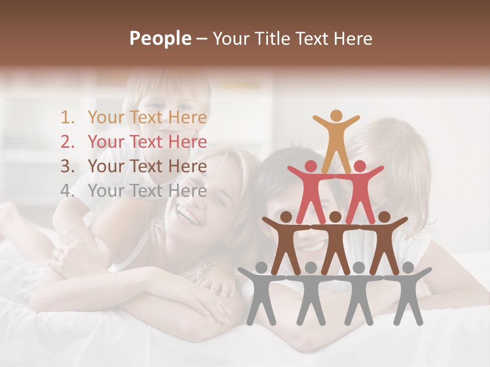 Bedroom Indoors Daughters PowerPoint Template