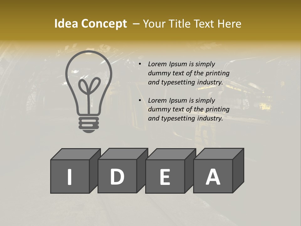 Engineering Hard Iron PowerPoint Template