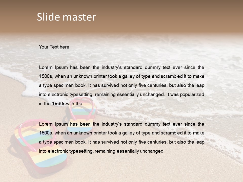 Fun Water Sun PowerPoint Template