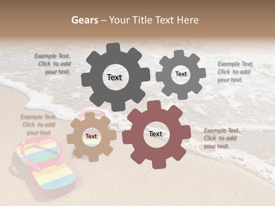 Fun Water Sun PowerPoint Template