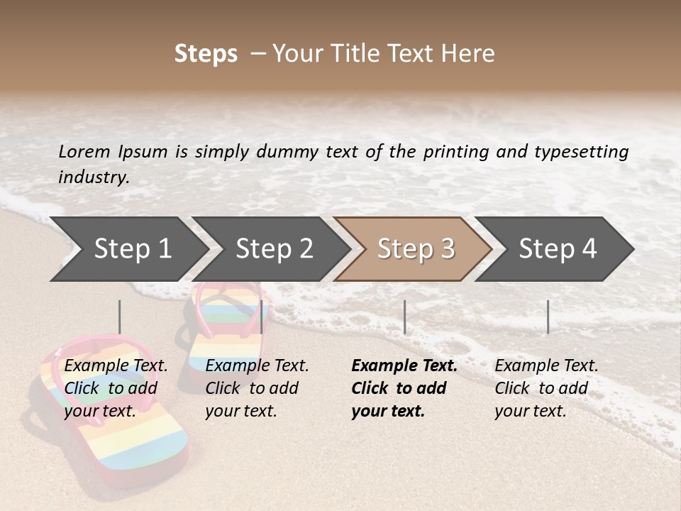 Fun Water Sun PowerPoint Template