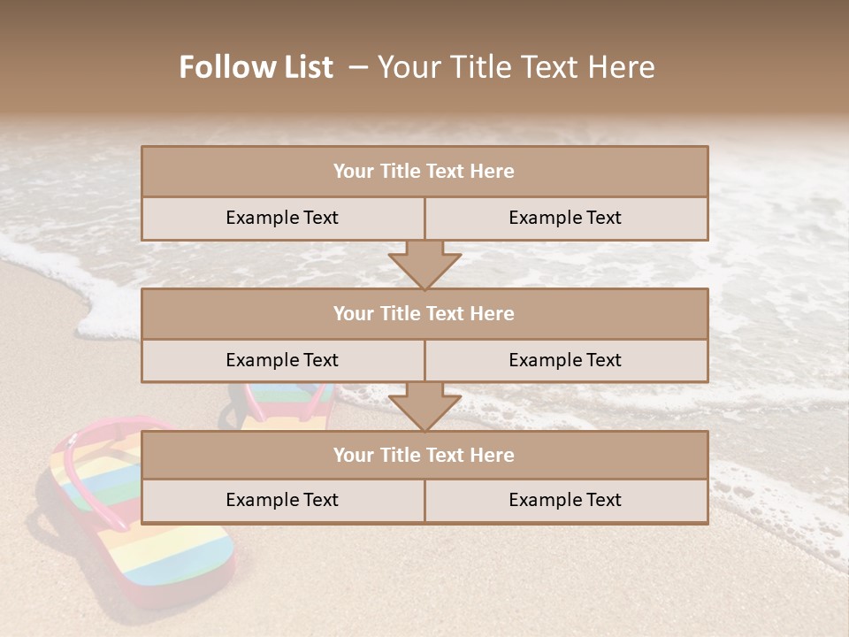 Fun Water Sun PowerPoint Template