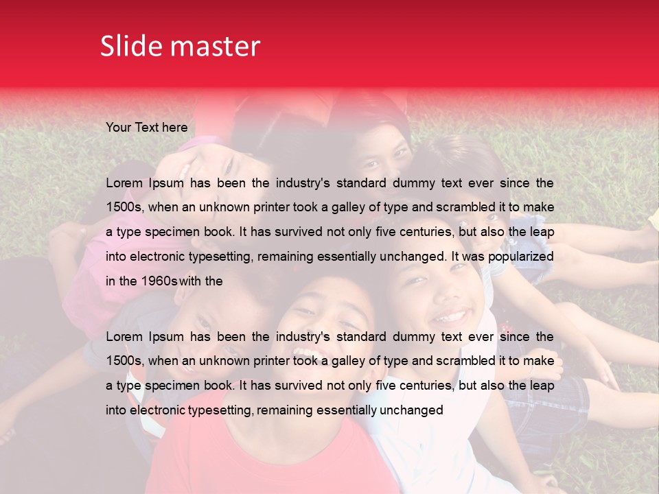 Sweet Happy Gang PowerPoint Template