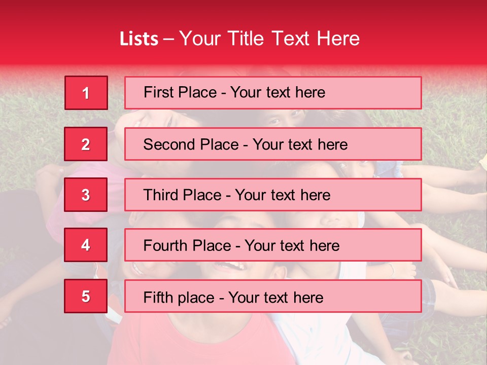 Sweet Happy Gang PowerPoint Template