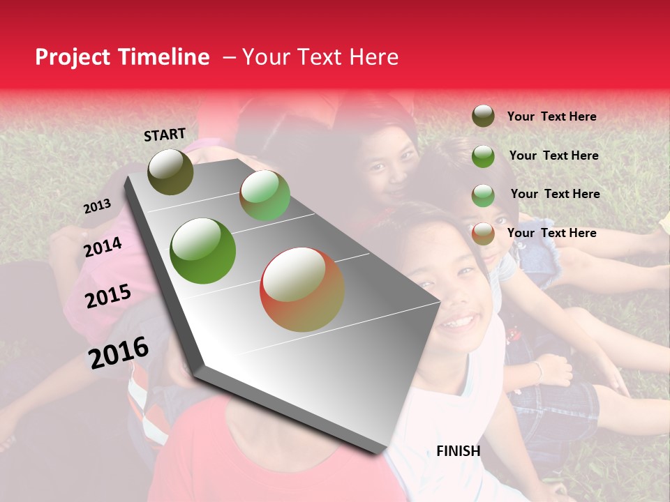 Sweet Happy Gang PowerPoint Template