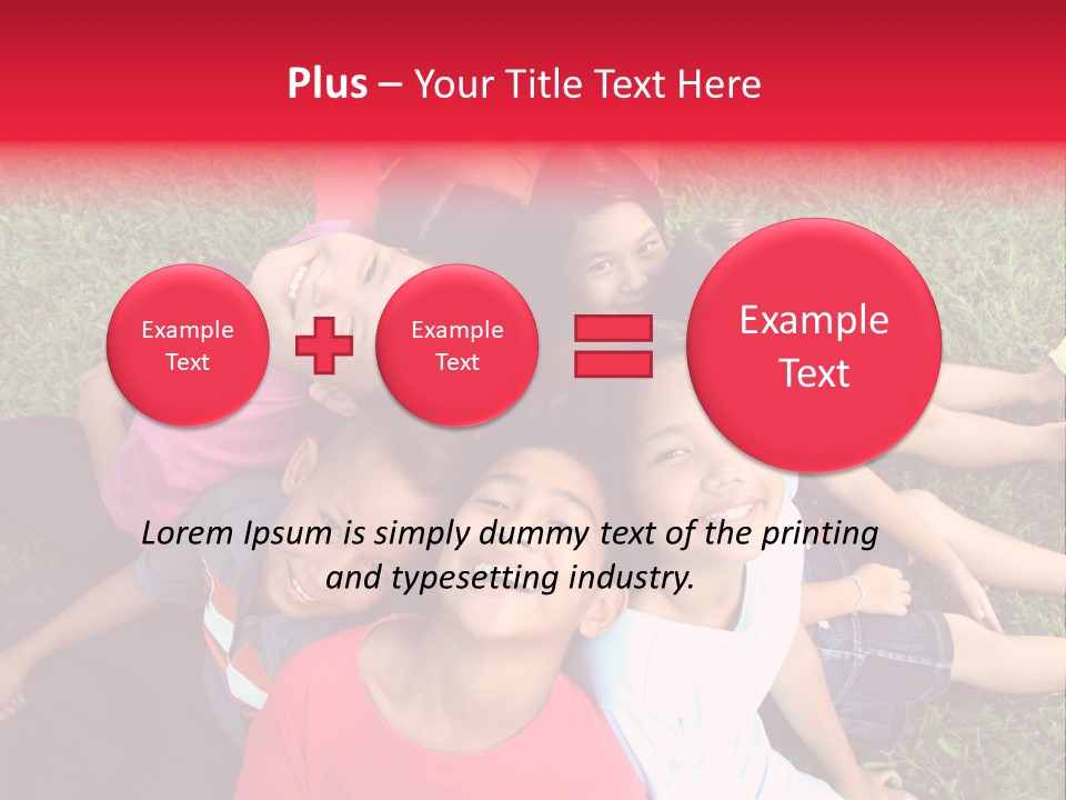 Sweet Happy Gang PowerPoint Template