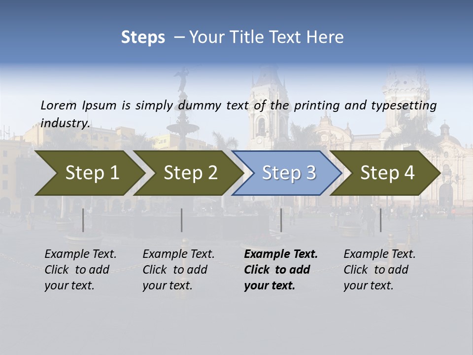 Trips Attractive Church PowerPoint Template