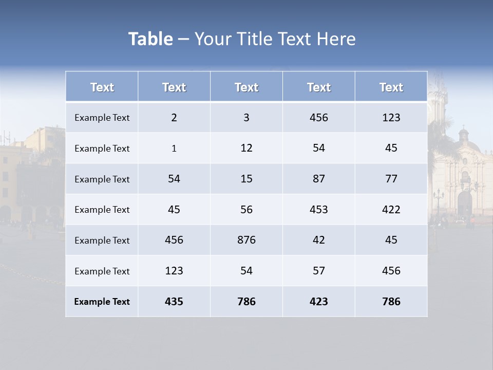 Trips Attractive Church PowerPoint Template