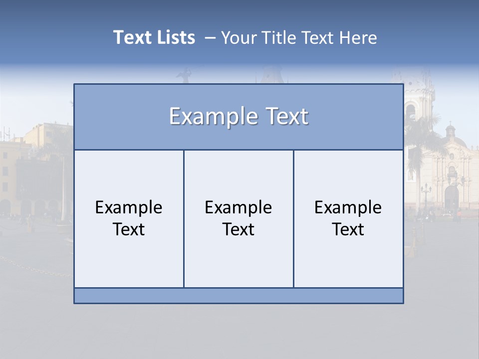 Trips Attractive Church PowerPoint Template