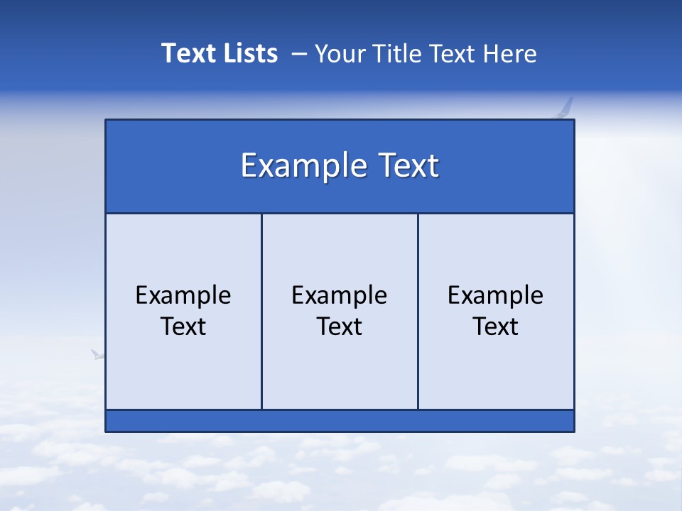 Glow Symbol Aircraft PowerPoint Template