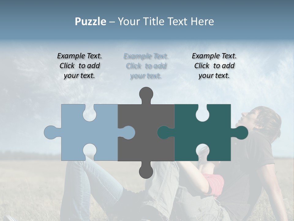 Young Hands Playful PowerPoint Template