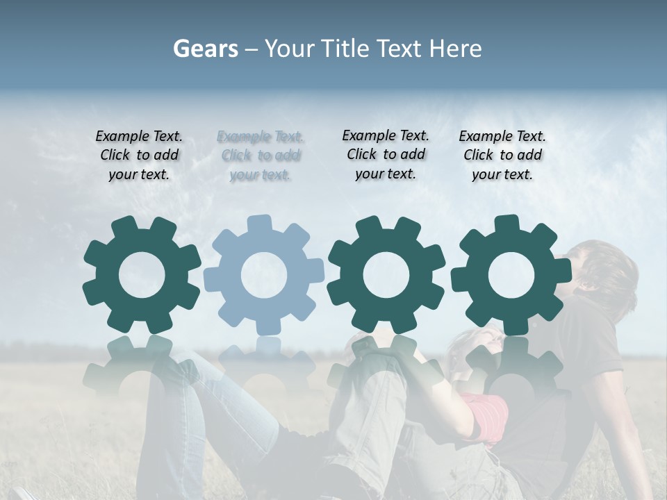 Young Hands Playful PowerPoint Template
