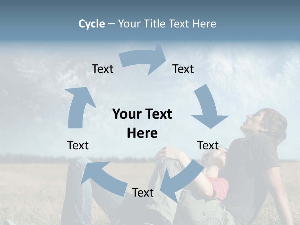 Young Hands Playful PowerPoint Template
