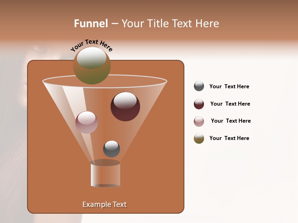 A Beautiful Woman With Long Red Hair Powerpoint Template PowerPoint Template