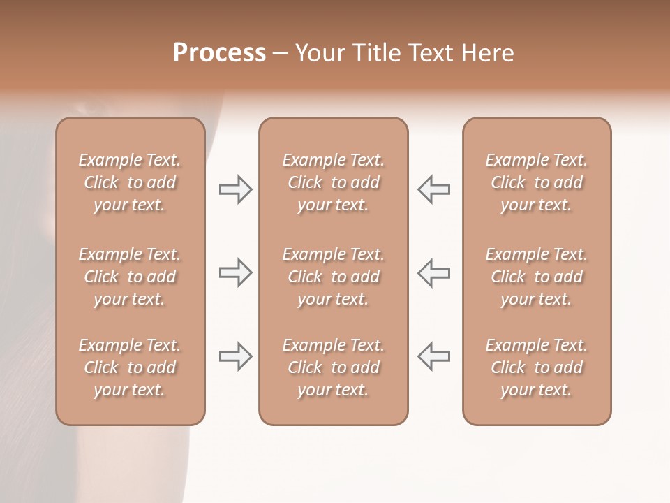 A Beautiful Woman With Long Red Hair Powerpoint Template PowerPoint Template