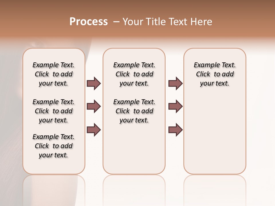 A Beautiful Woman With Long Red Hair Powerpoint Template PowerPoint Template