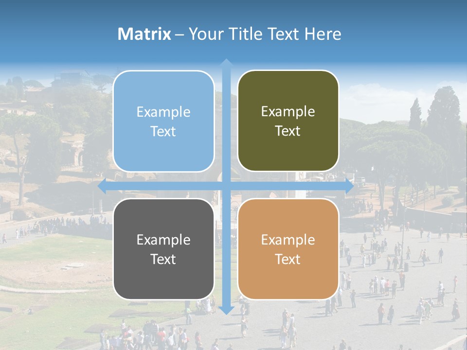 Blank Texture Leaf PowerPoint Template