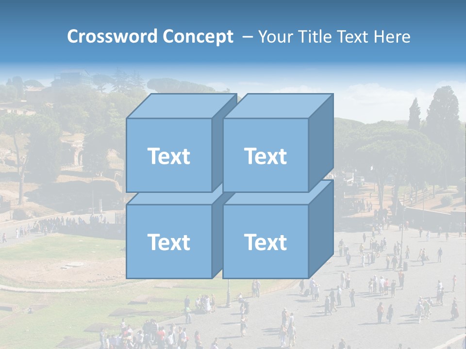 Blank Texture Leaf PowerPoint Template