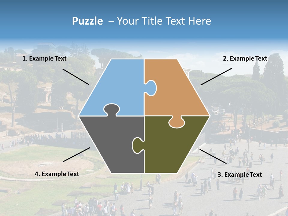 Blank Texture Leaf PowerPoint Template