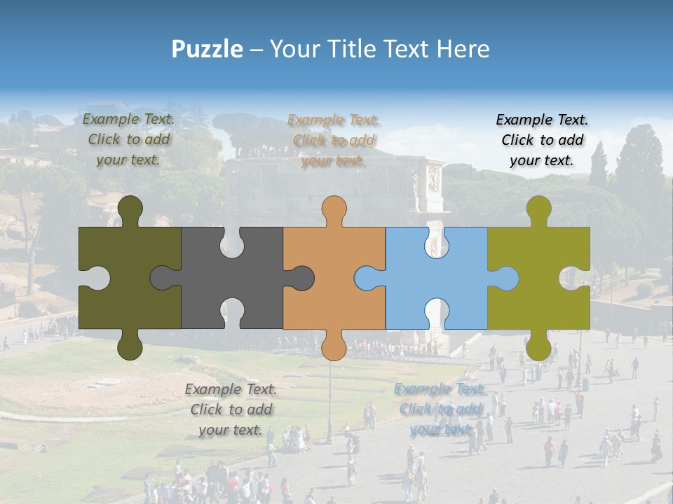 Blank Texture Leaf PowerPoint Template