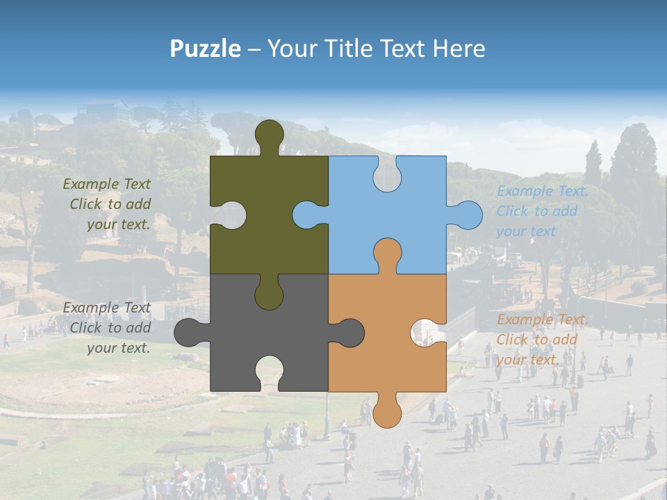 Blank Texture Leaf PowerPoint Template