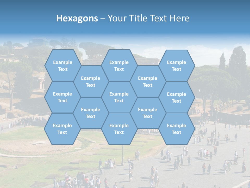 Blank Texture Leaf PowerPoint Template