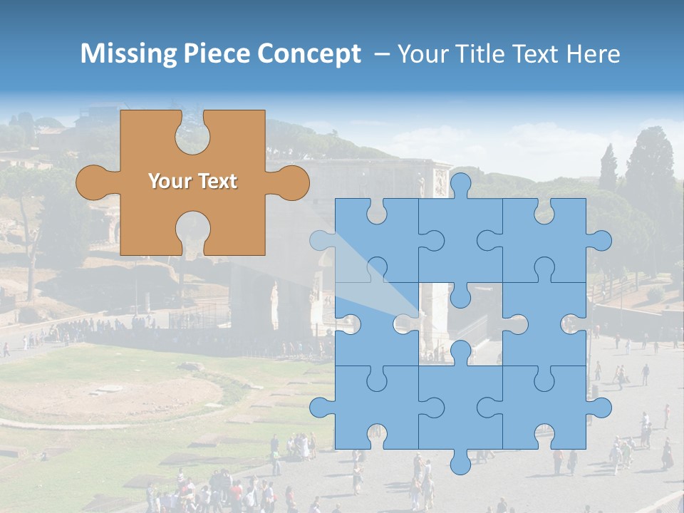 Blank Texture Leaf PowerPoint Template