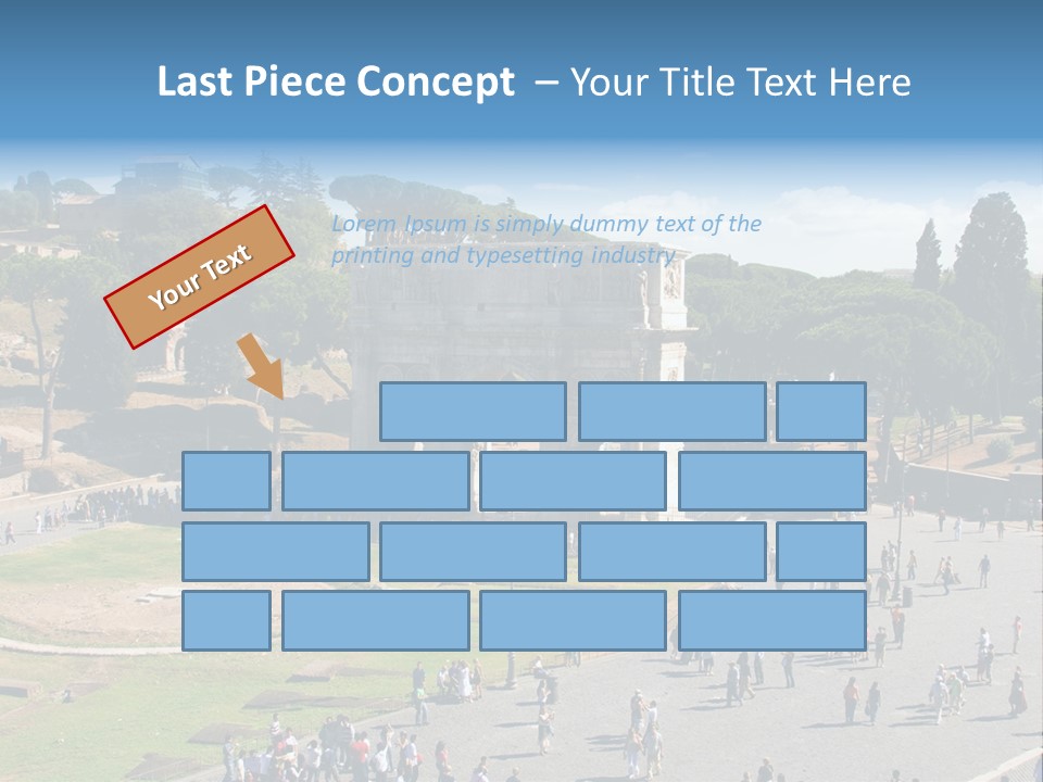 Blank Texture Leaf PowerPoint Template