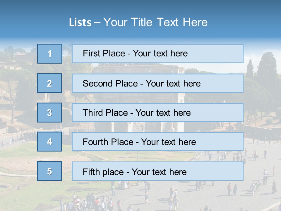 Blank Texture Leaf PowerPoint Template