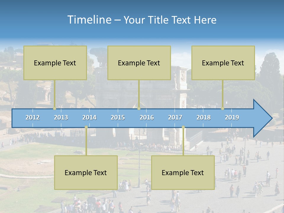 Blank Texture Leaf PowerPoint Template