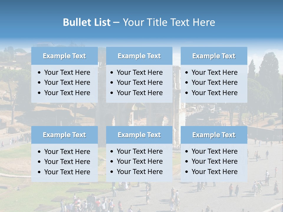 Blank Texture Leaf PowerPoint Template