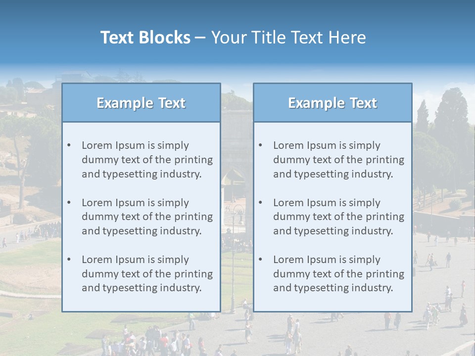 Blank Texture Leaf PowerPoint Template