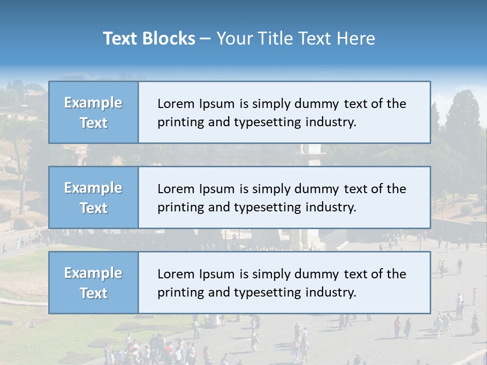 Blank Texture Leaf PowerPoint Template
